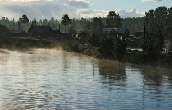 Вечер на реке Свирь